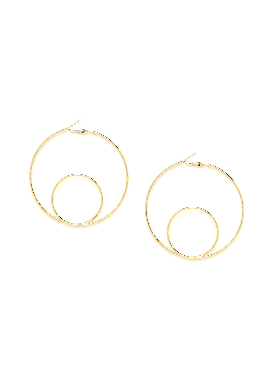 

20Dresses Gold-Toned Circular Hoop Earrings