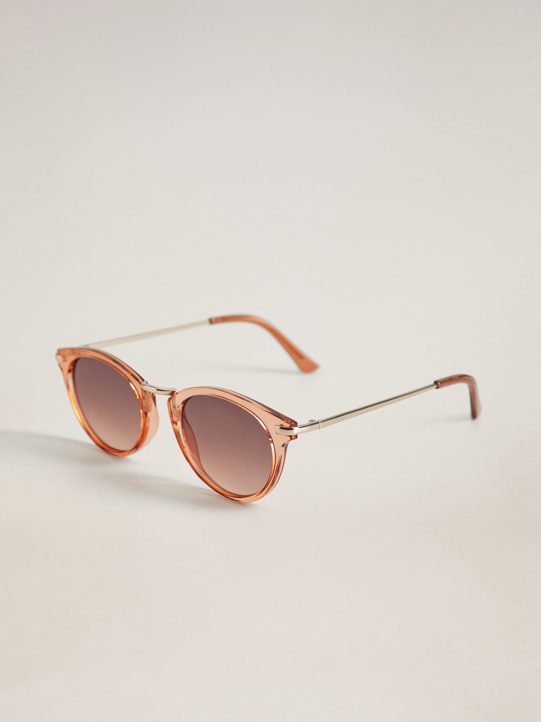 

MANGO Women Oval Sunglasses 67012892-85, Brown