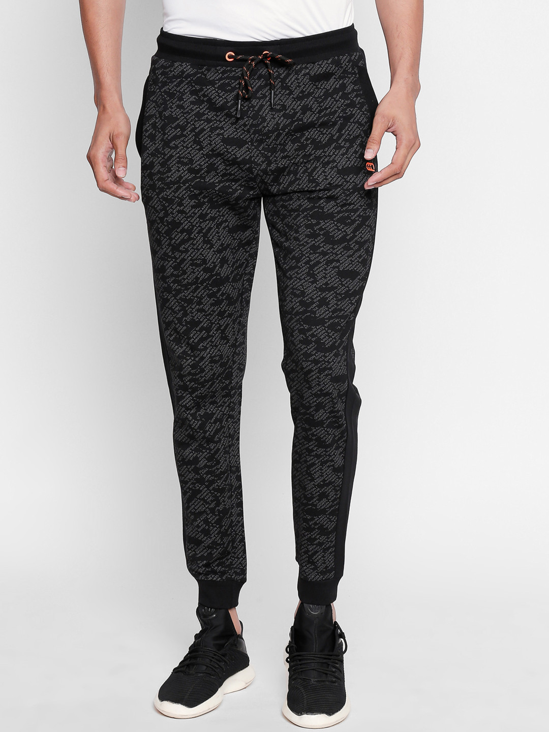 

Ajile by Pantaloons Men Black Printed Joggers