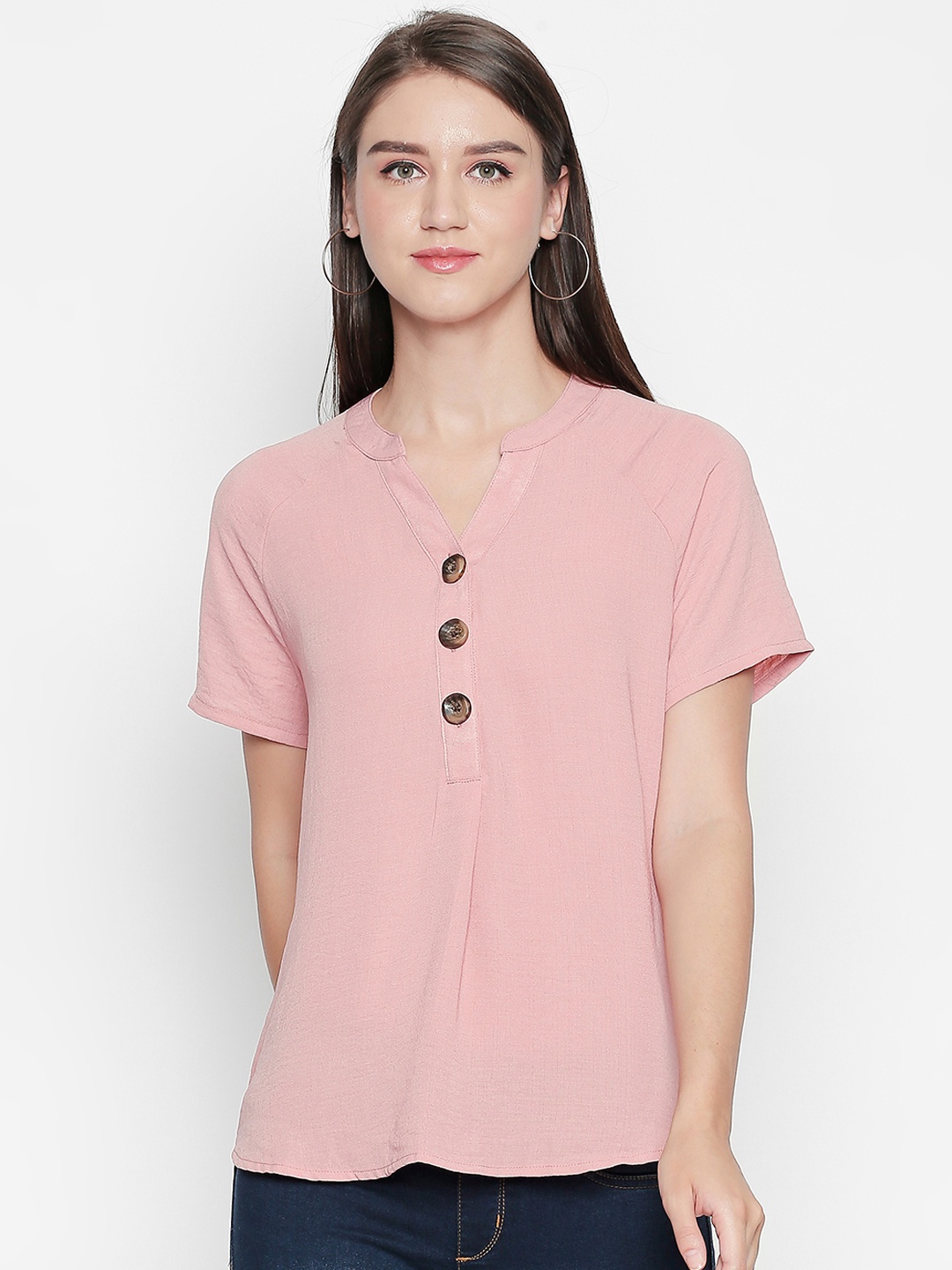 

Honey by Pantaloons Women Rose Solid Top