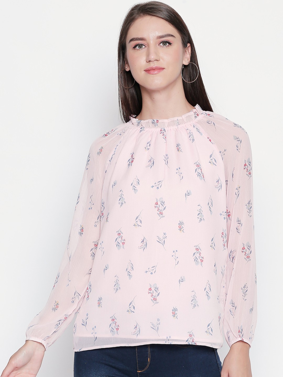 

Honey by Pantaloons Women Pink Printed Top