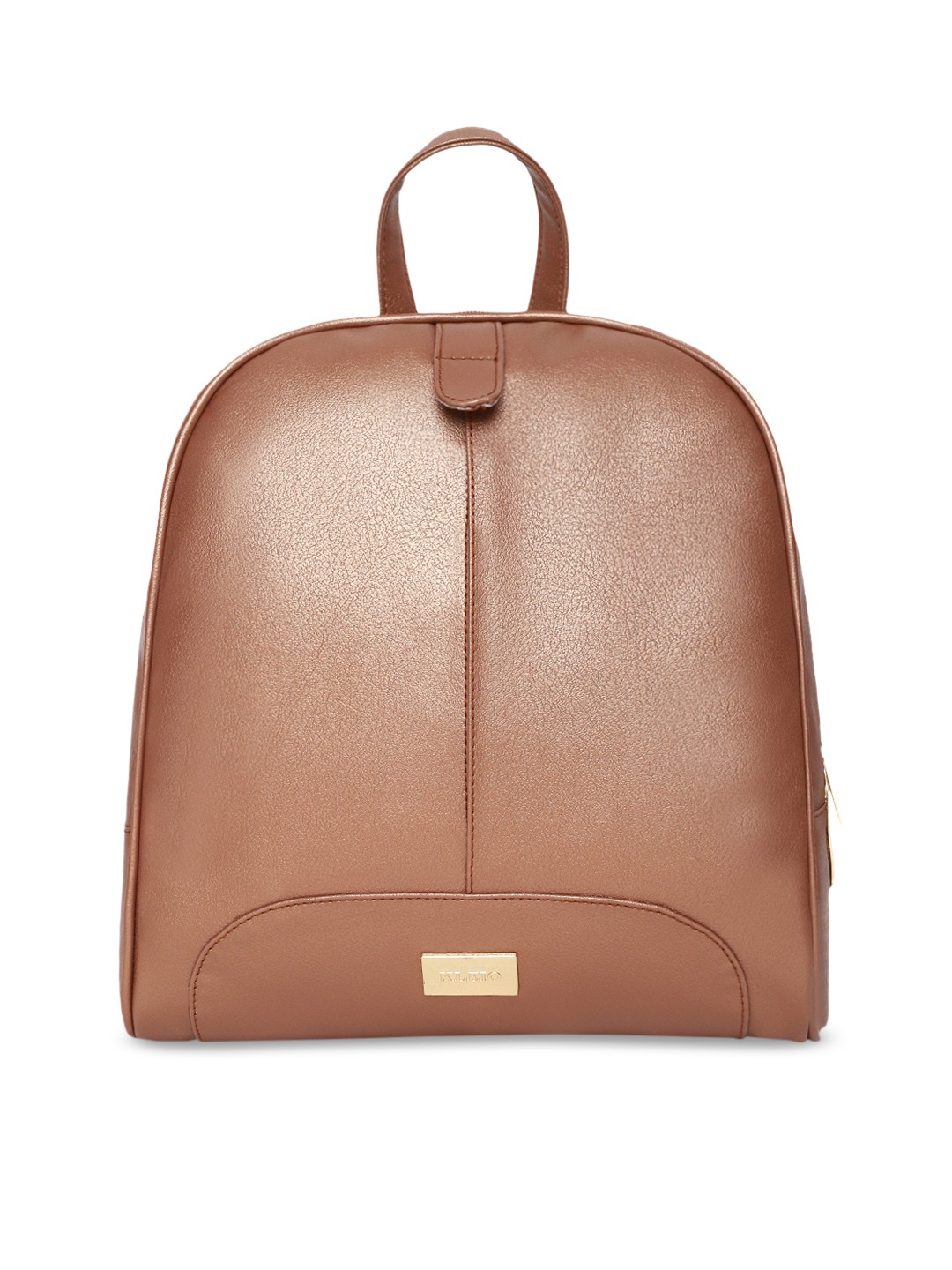 

KLEIO Women Vegan Solid Weekend Travel Backpack, Tan