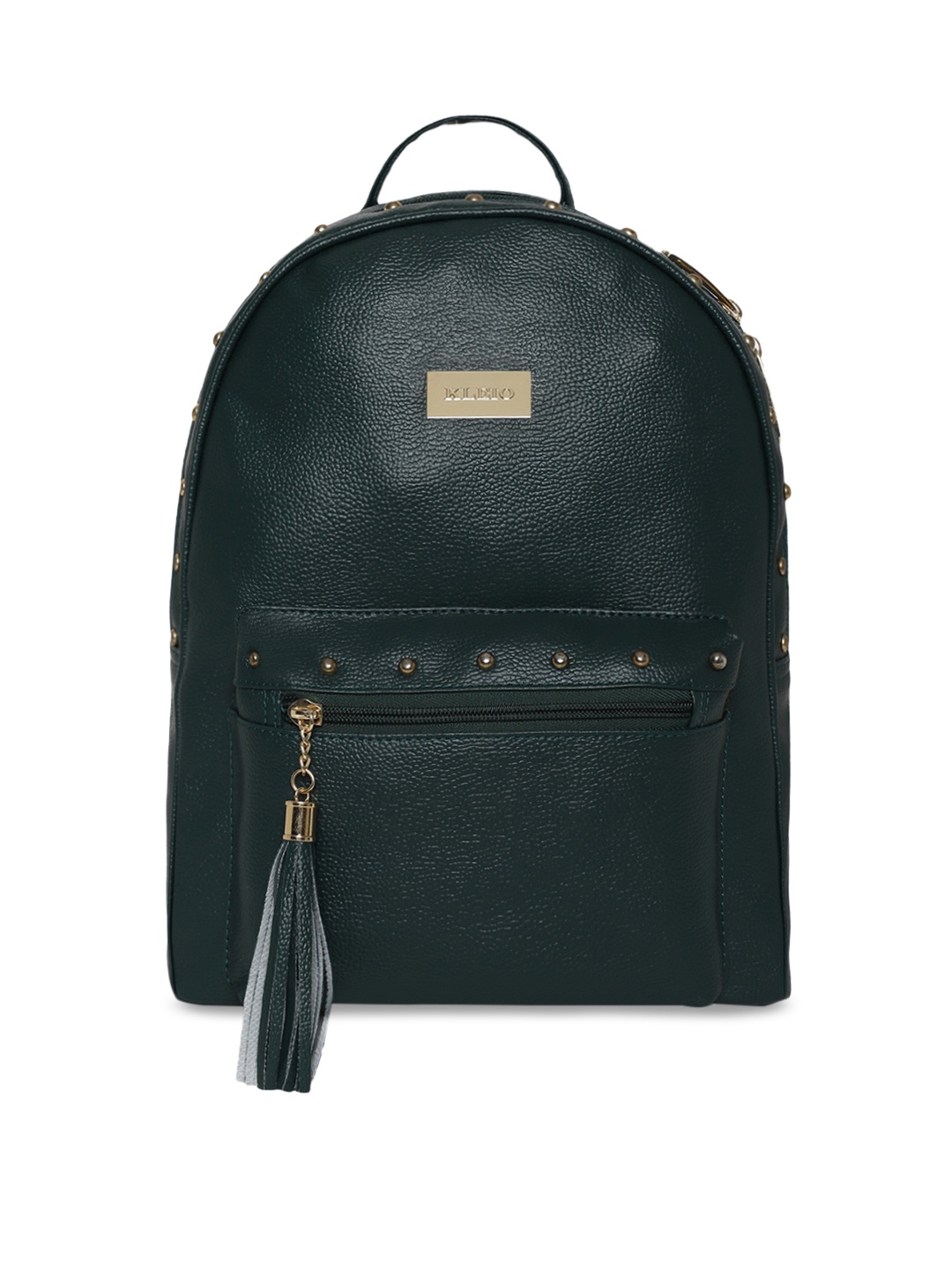 

KLEIO Women Vegan Studded Backpack, Green