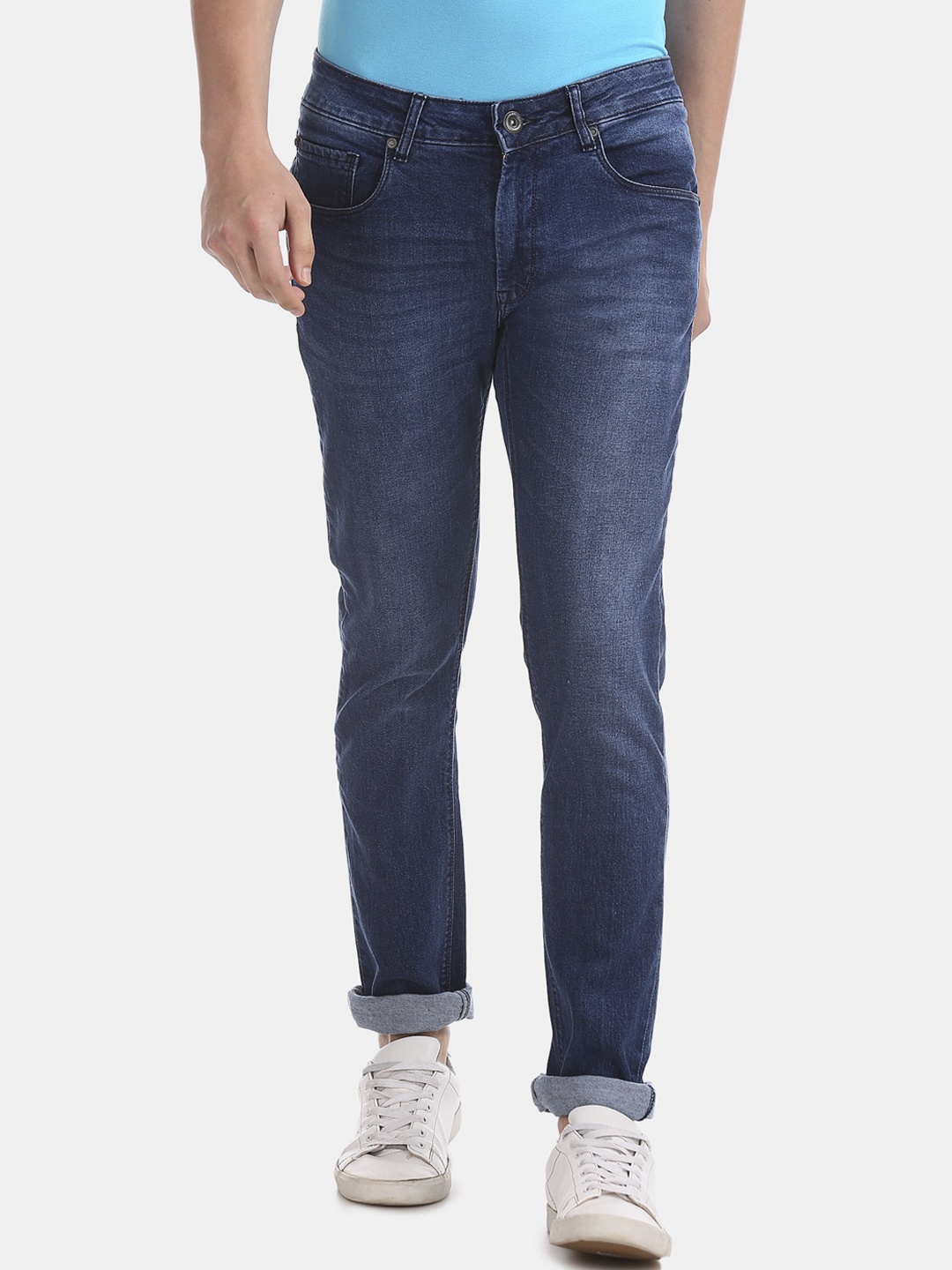 

Colt Men Blue Skinny Fit Low-Rise Clean Look Stretchable Jeans