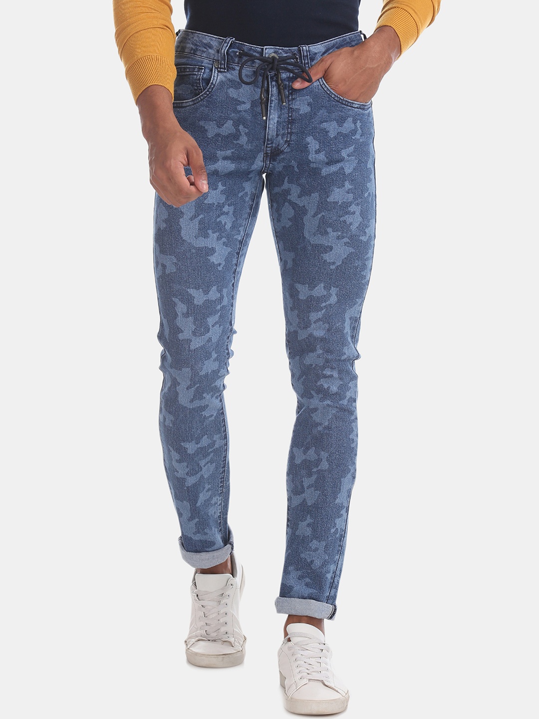 

Colt Men Blue Skinny Fit Low-Rise Clean Look Stretchable Jeans