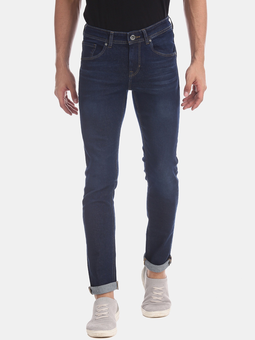 

Colt Men Blue Skinny Fit Low-Rise Clean Look Stretchable Jeans