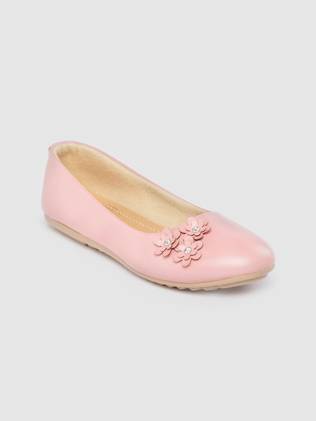 

Shezone Women Pink Solid Ballerinas