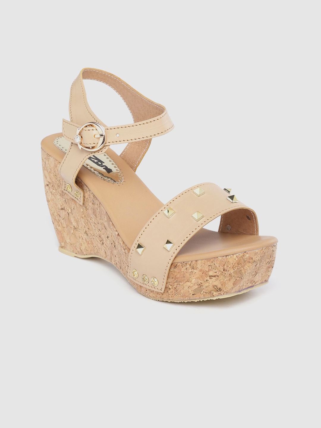 

Shezone Women Beige Embellished Heels