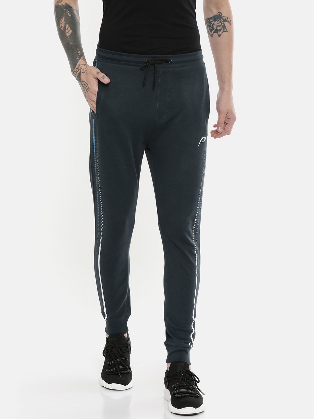 

Proline Active Men Charcoal Grey Solid Joggers