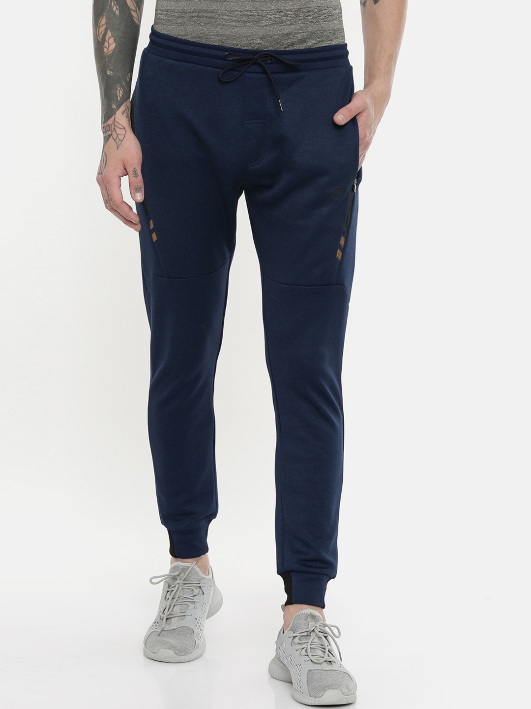 

Proline Active Men Navy Blue Solid Slim-Fit Joggers