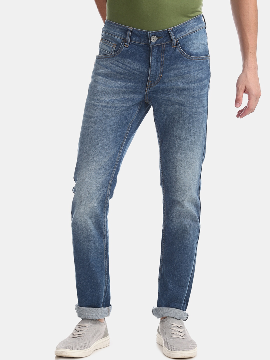 

Cherokee Men Blue Skinny Fit Low-Rise Clean Look Jeans