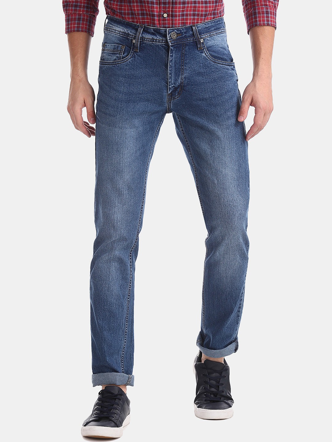 

Cherokee Men Blue Straight Fit Stretchable Jeans