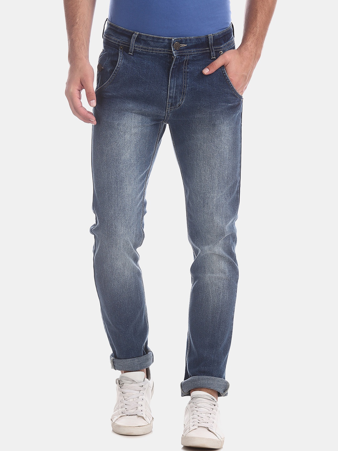 

Cherokee Men Blue Slim Fit Mid-Rise Clean Look Stretchable Jeans