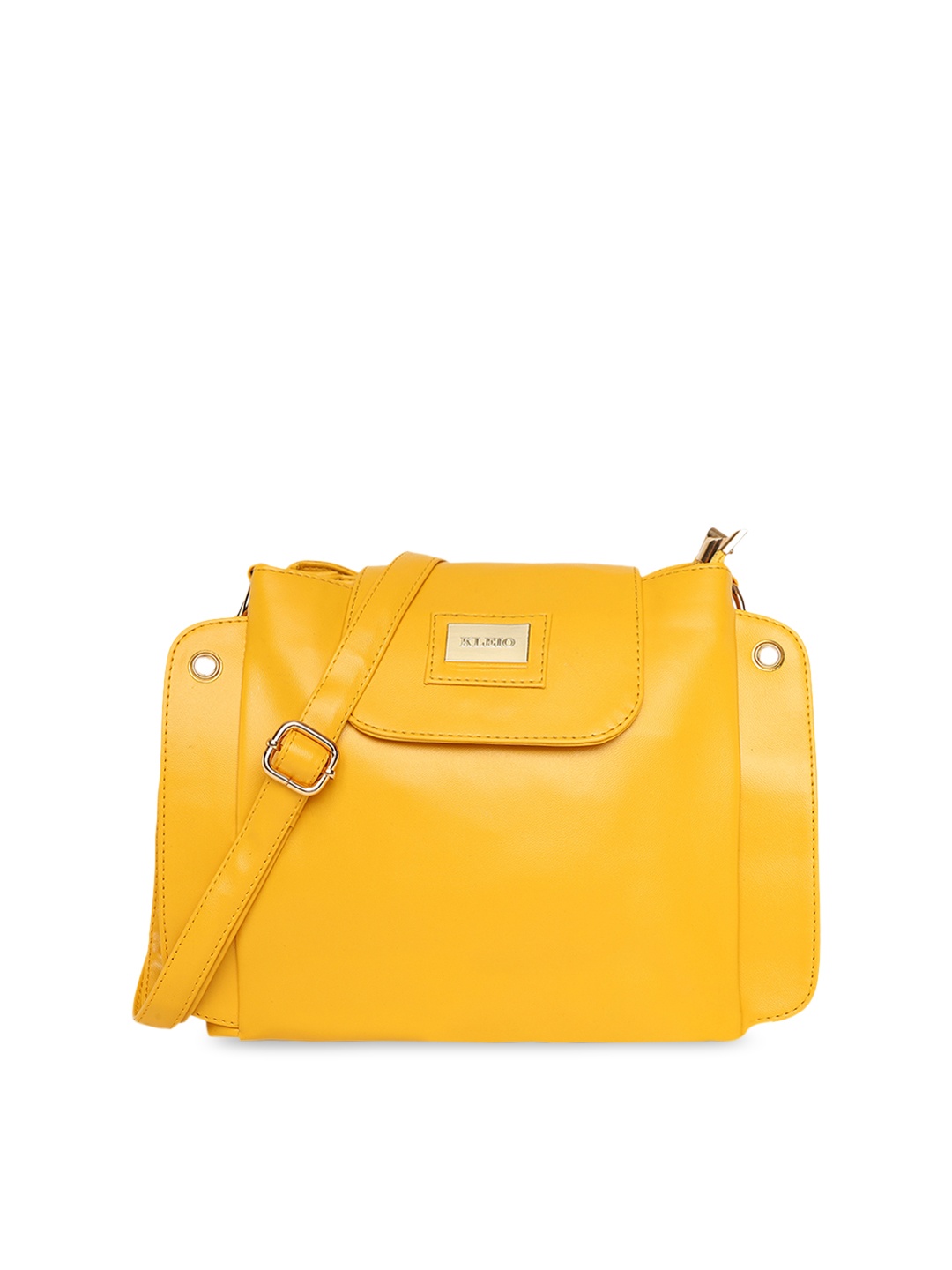 

KLEIO Yellow Solid Sling Bag