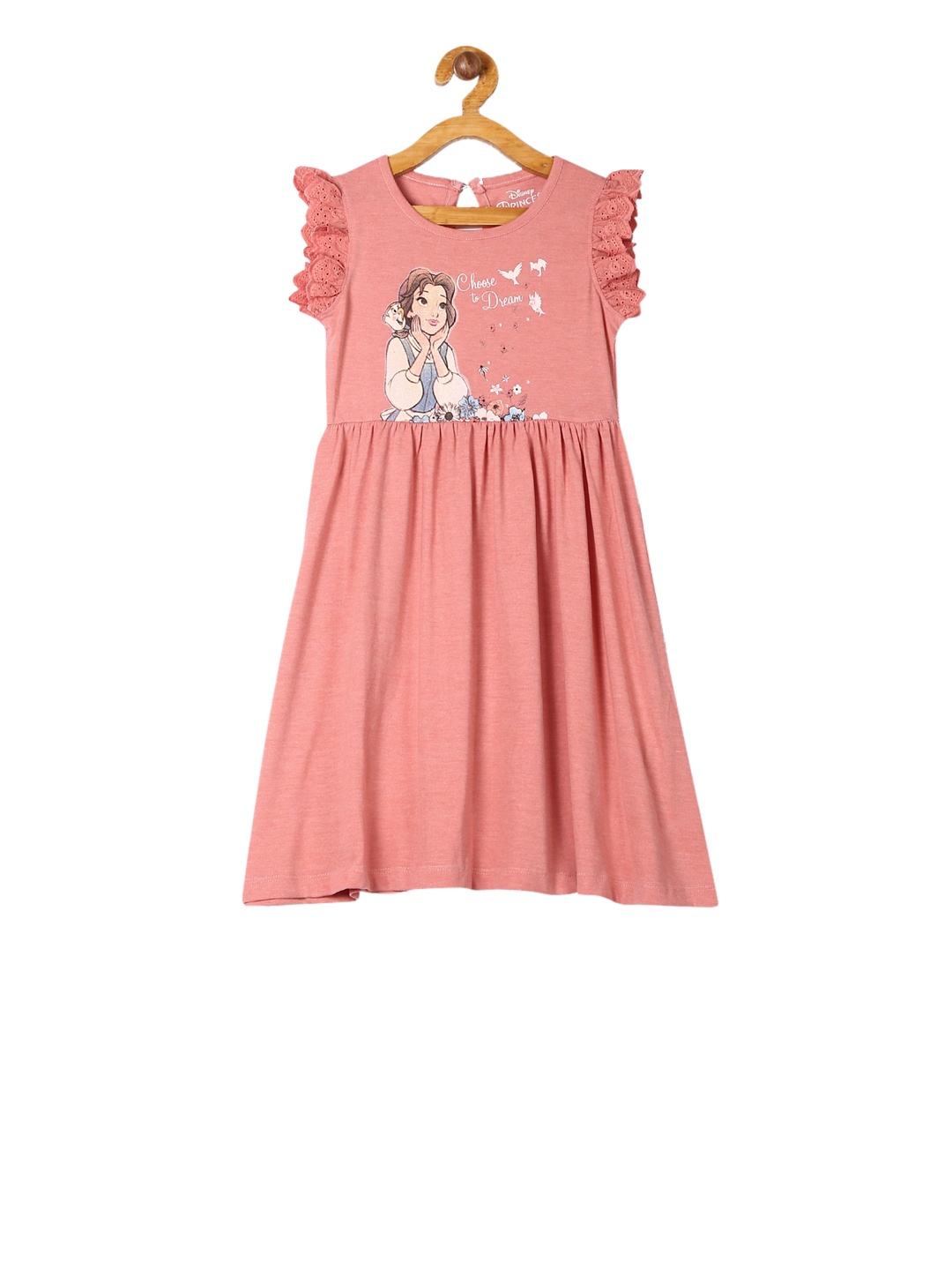 

Colt Girls Pink Printed Fit and Flare Dress