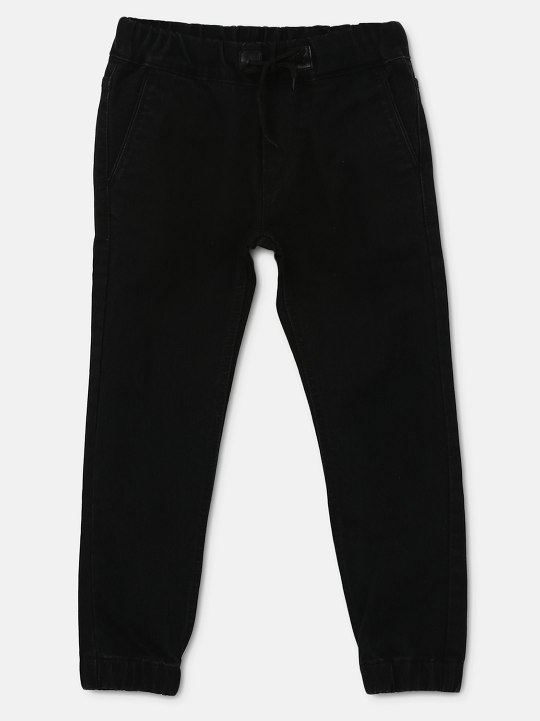 

Urbano Juniors Boys Slim Fit Denim Jogger Jeans, Black