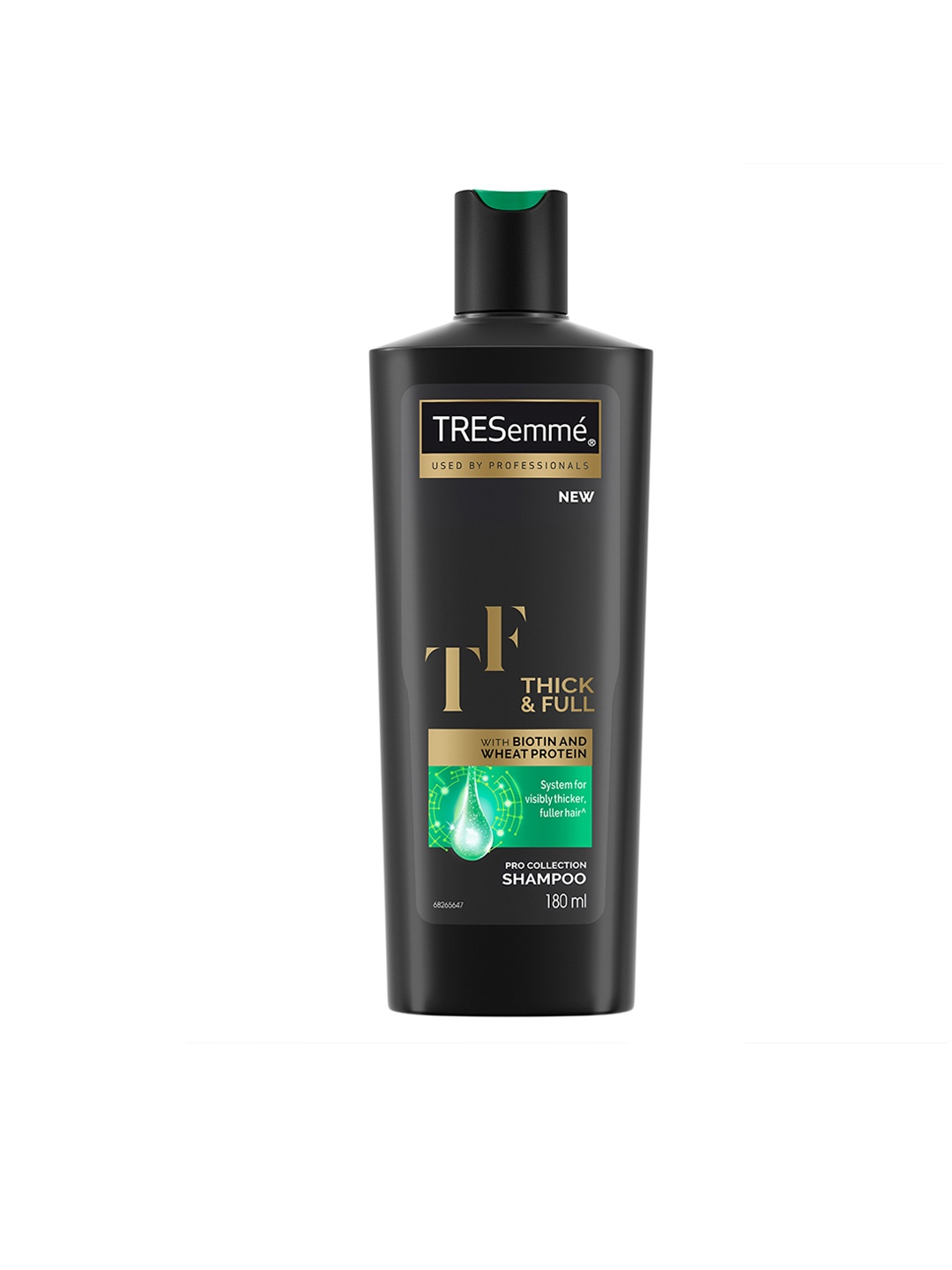 

TRESemme Thick & Full Shampoo with Biotin & Wheat Protein for Thick Hair - 180 ml, Black