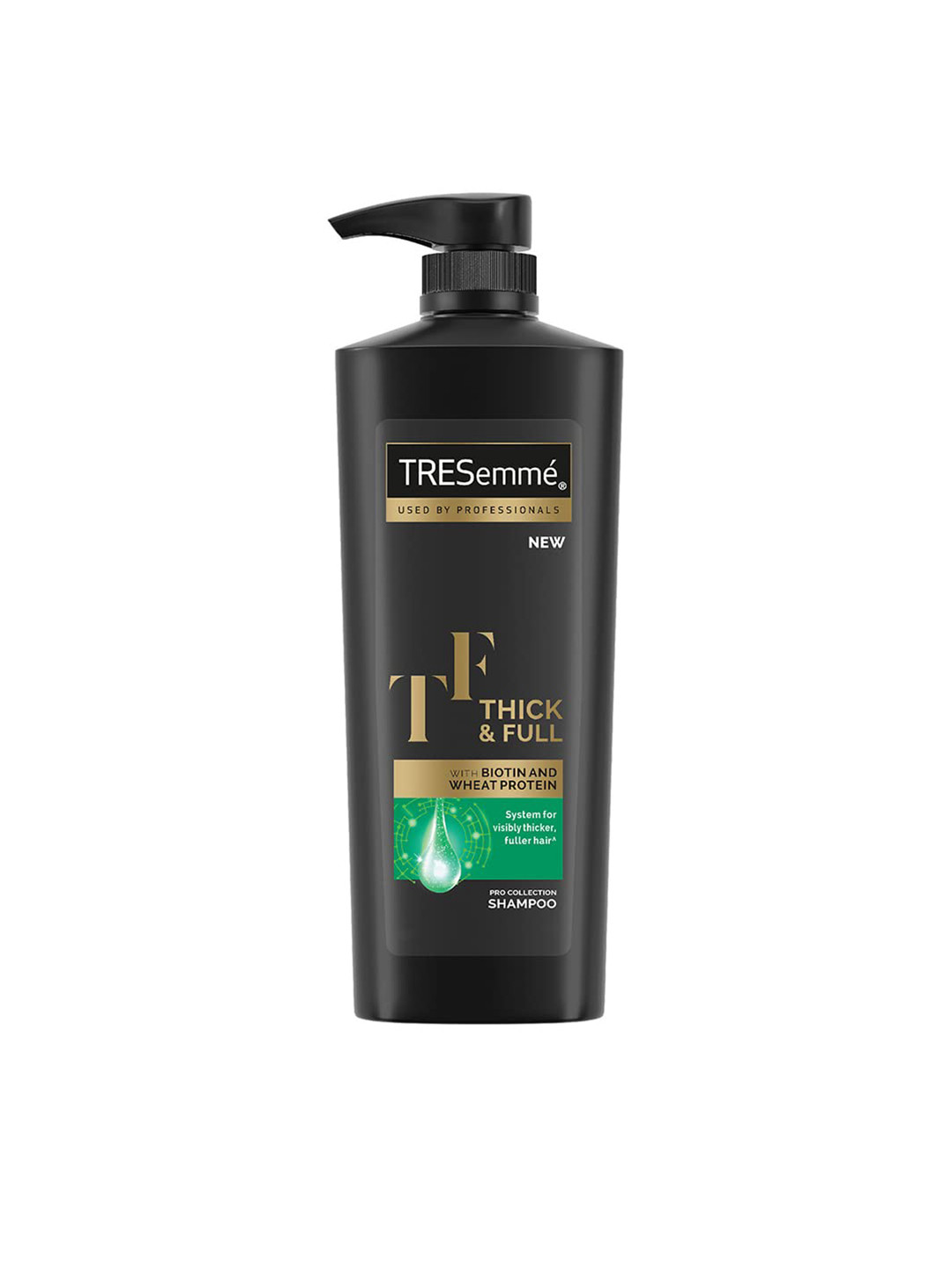 

TRESemme Thick & Full Shampoo with Biotin & Wheat Protein for Thick Hair - 580 ml, Black