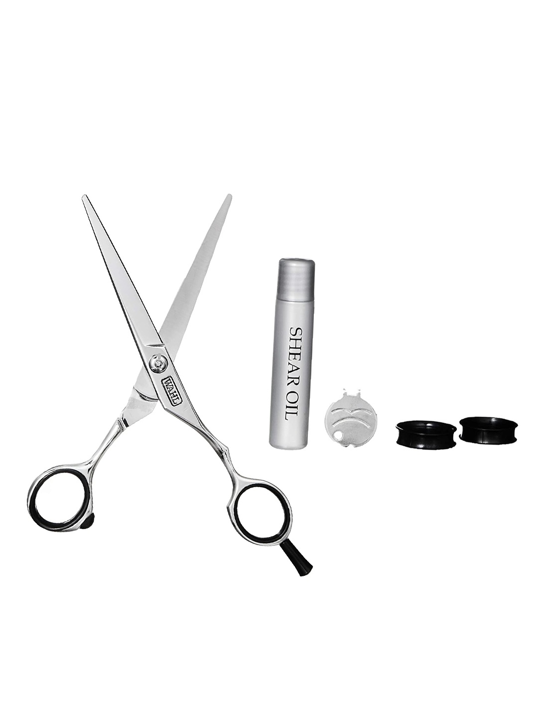 

WAHL Unisex Silver-Toned 440C Japanese Steel Ergo Offset Sliders 6.0" Scissors WSERGOO60