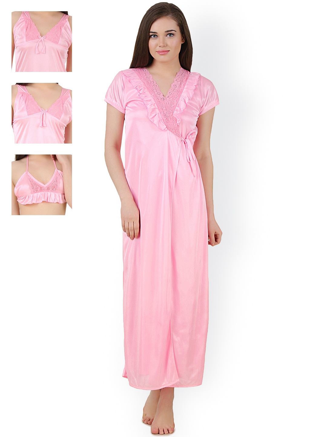 

Fasense Pink Nightdress Set GT002C2