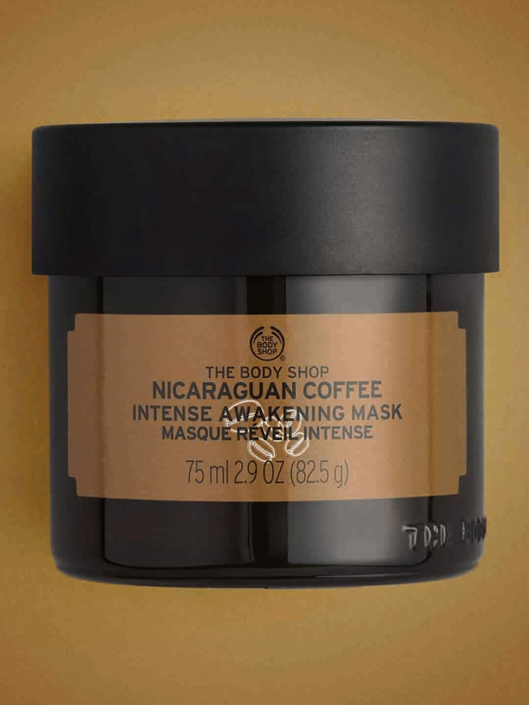 

THE BODY SHOP Nicaraguan Coffee Intense Sustainable Awakening Mask 75 ml, Black