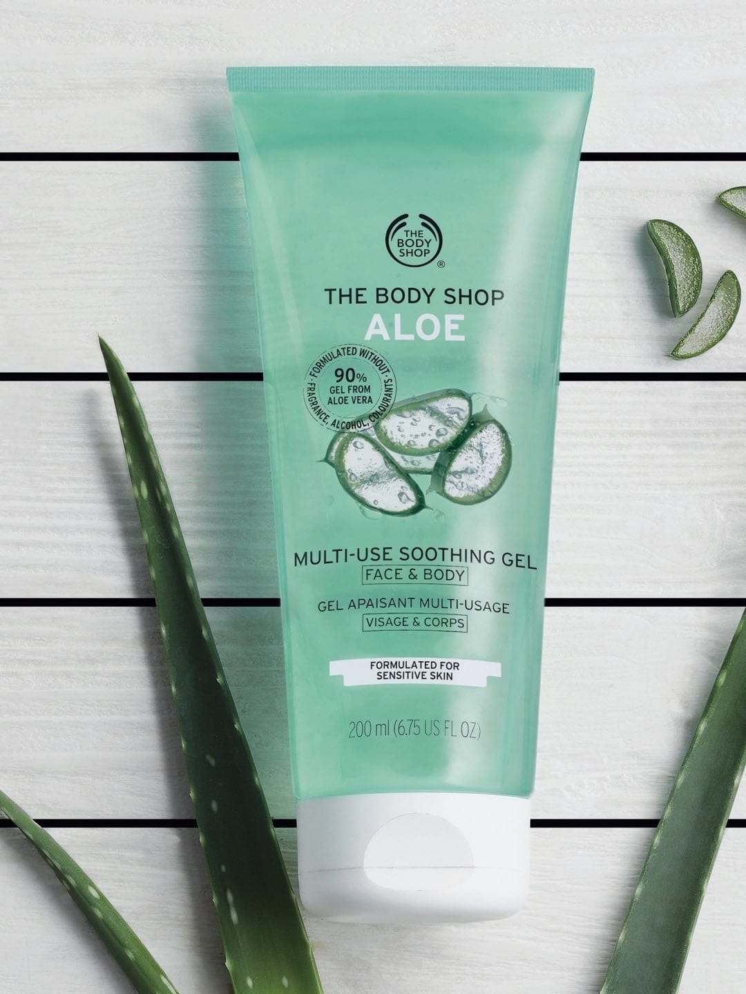 

THE BODY SHOP Aloe Multi-Use Sustainable Soothing Gel 200 ml, Green