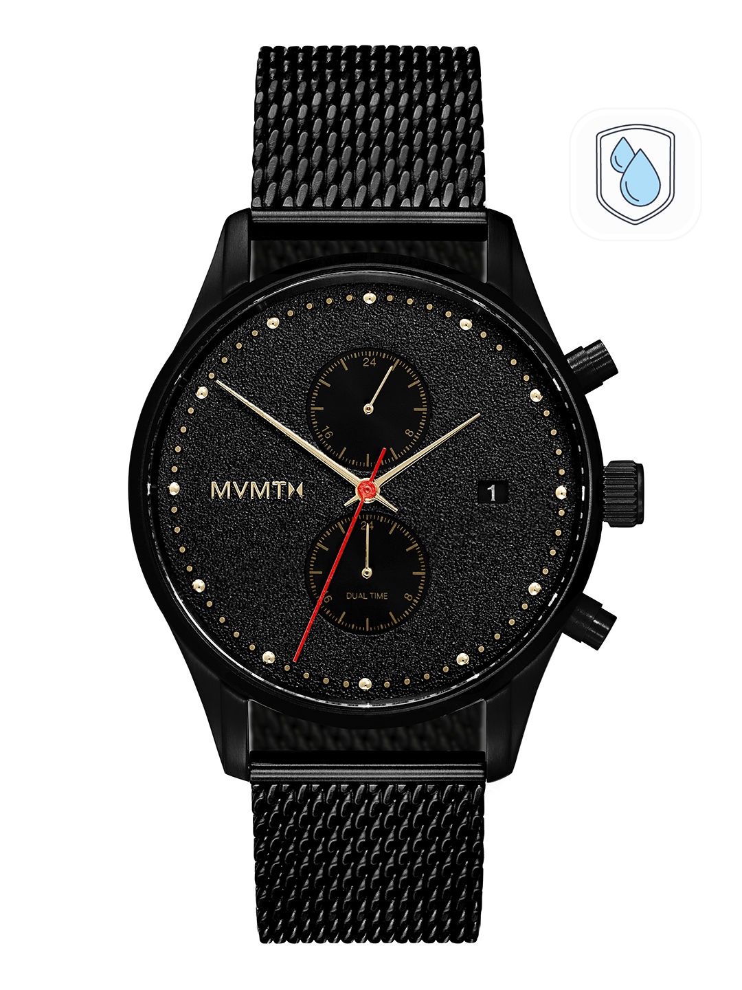 

MVMT Men Black Analogue Watch 28000052-D