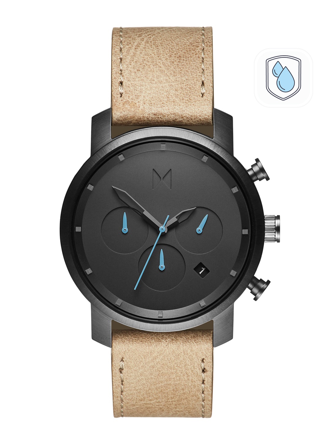 

MVMT Men Grey Leather Analogue Watch D-MC02-GML