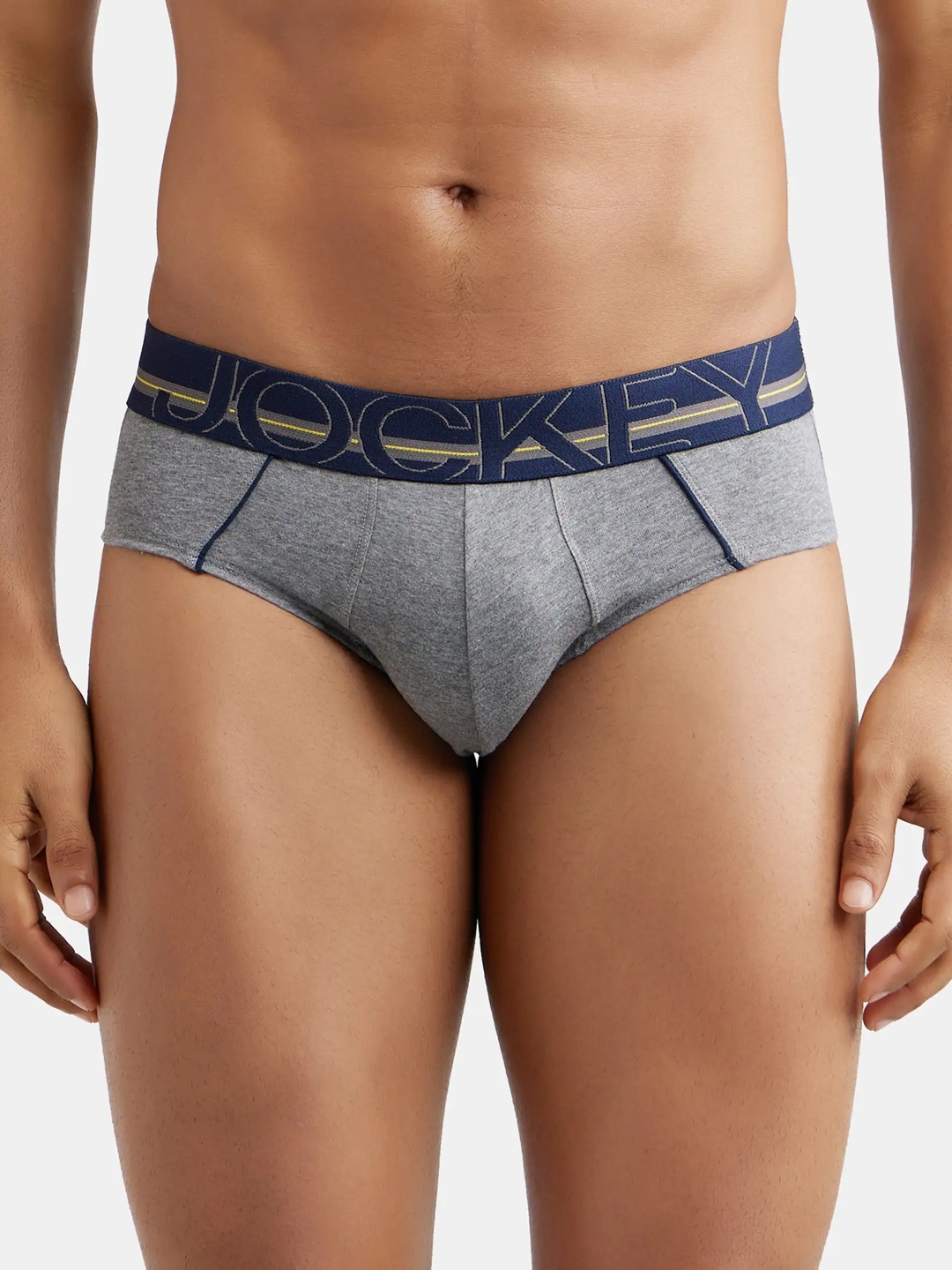 

Jockey Combed Cotton Brief with Ultrasoft Waistband-US14, Assorted