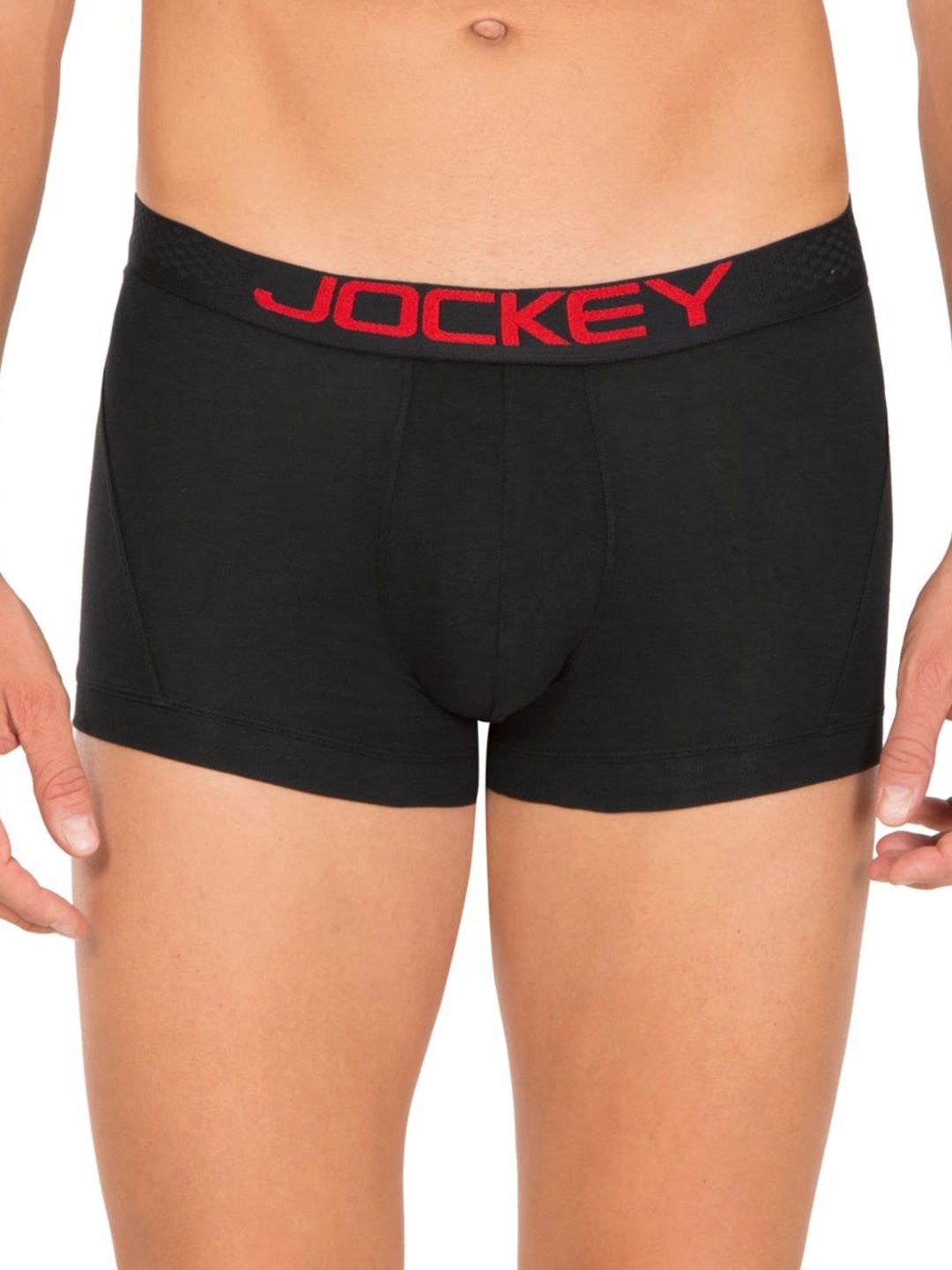 

Jockey Men Black Solid Trunks US20-0105