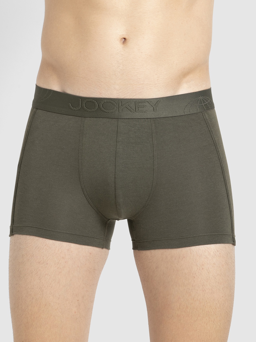 

Jockey Men Tencel Micro Modal Cotton Stretch Natural Stay Fresh Trunks IC25-0105, Green