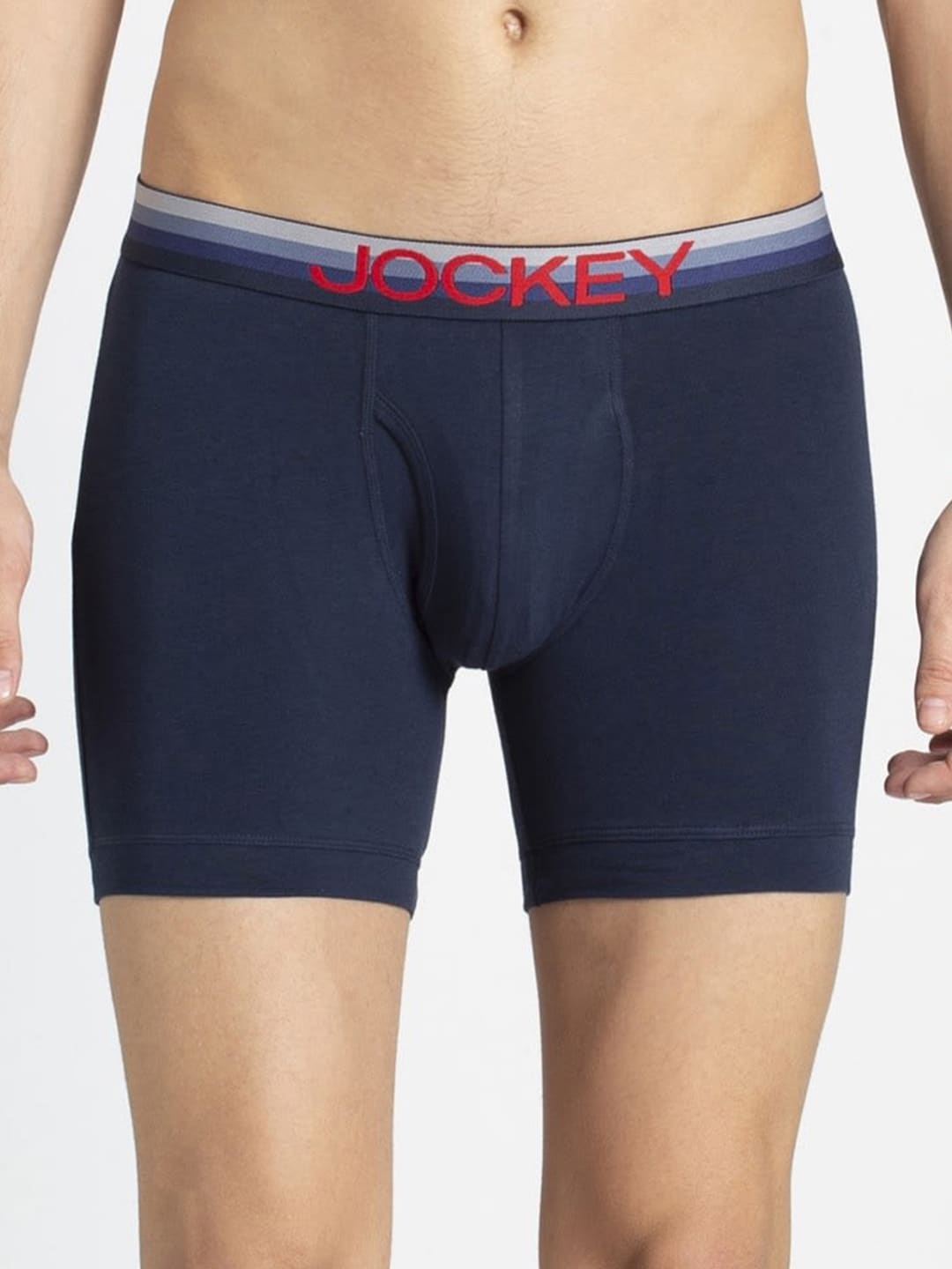 

Jockey Super Combed Cotton Boxer Briefs ZN03-0105, Navy blue