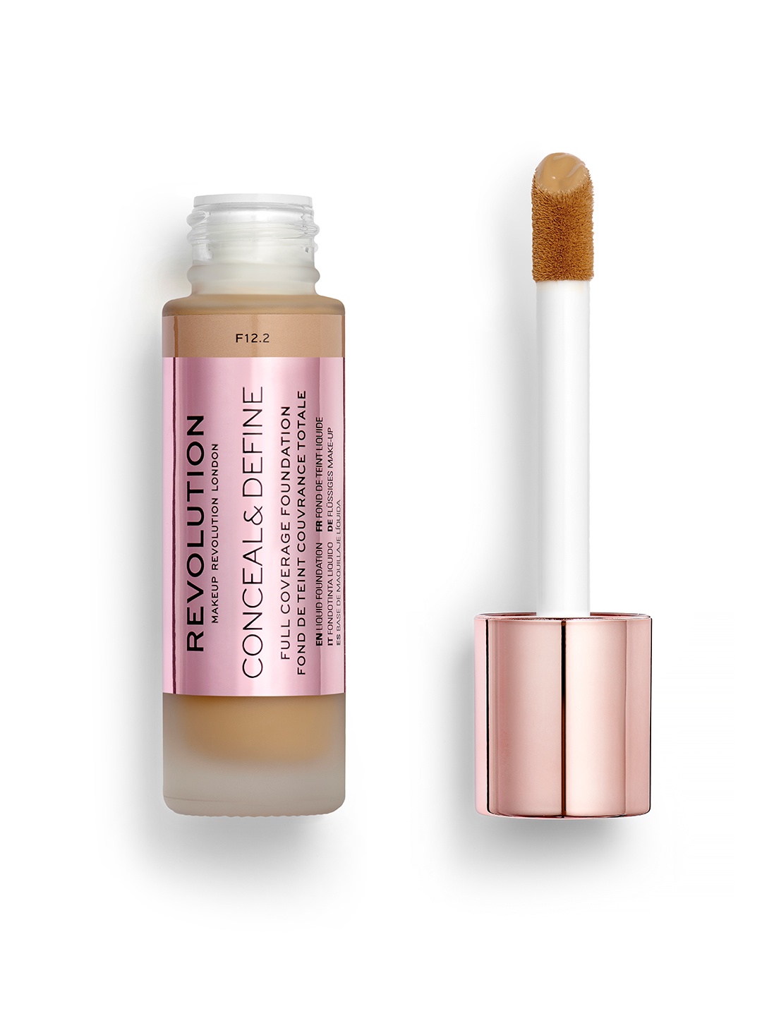 

Makeup Revolution London Conceal & Define Foundation - F12.2 23 ml, Brown