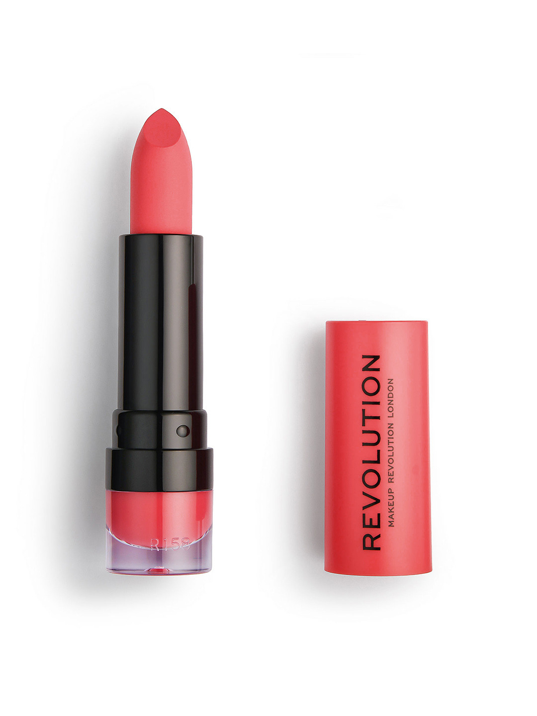 

Makeup Revolution London Matte Lipstick-130 Decadence 3.5ml, Coral