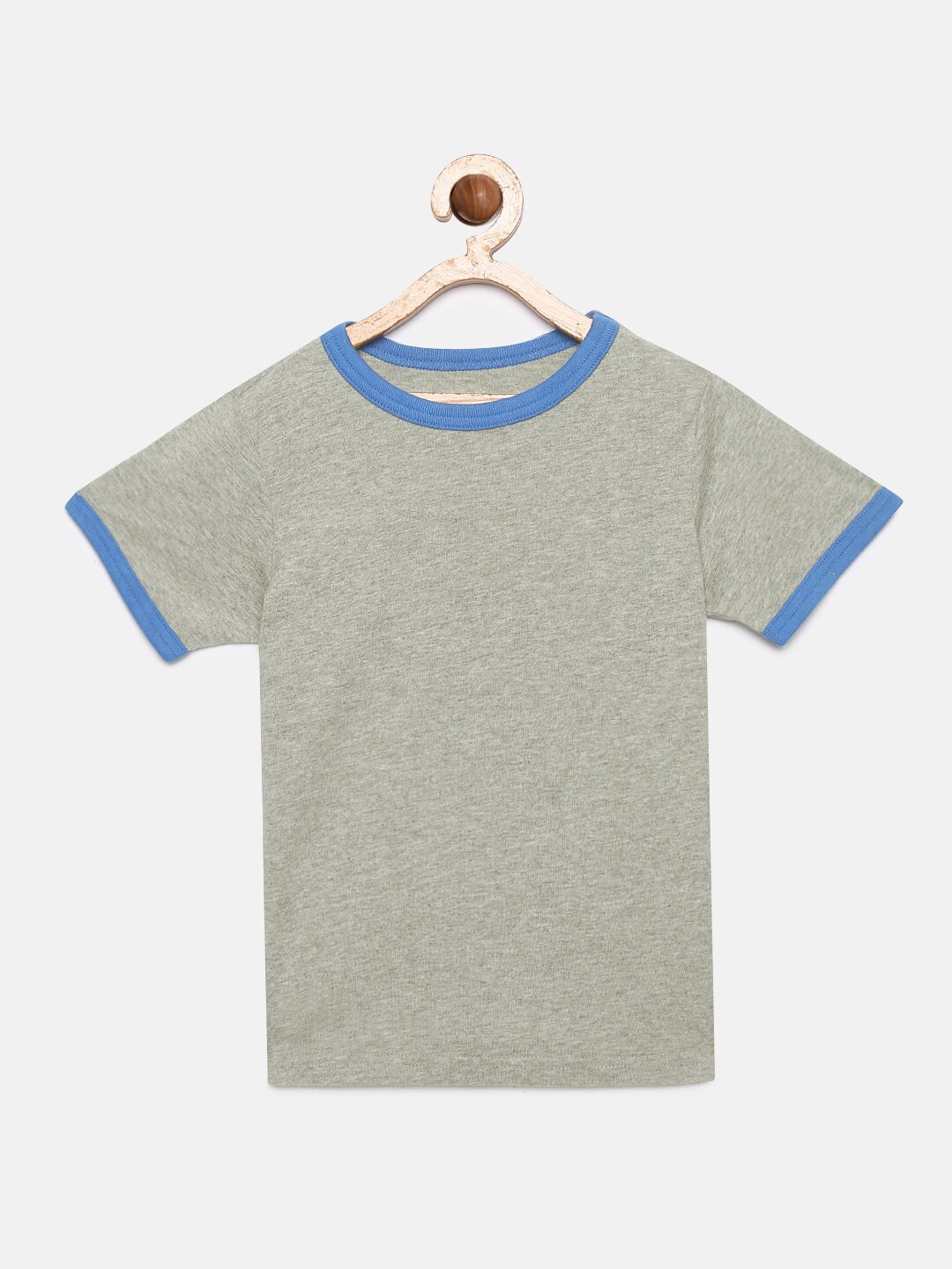 

The Childrens Place Boys Grey Solid Round Neck T-shirt