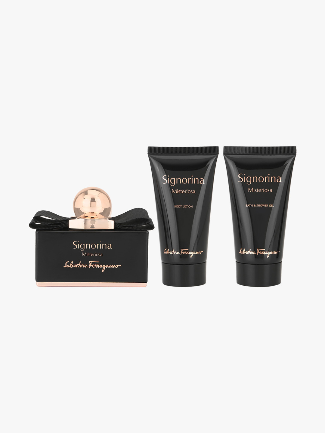 

Salvatore Ferragamo Signorina Misteriosa Gift Set (Edp50ml+Bl50ml+Bsg50ml), Black
