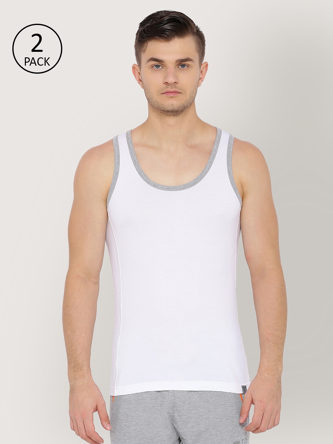 

Van Heusen Pack of 2 White Innerwear Vest
