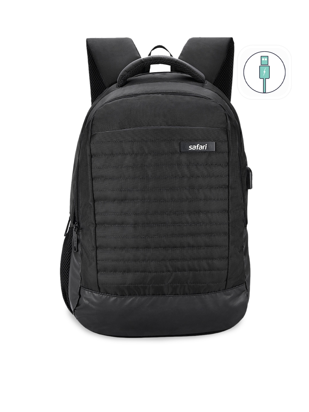 

Safari Storm 19 Inch Large Formal Backpack - 27 L, Black