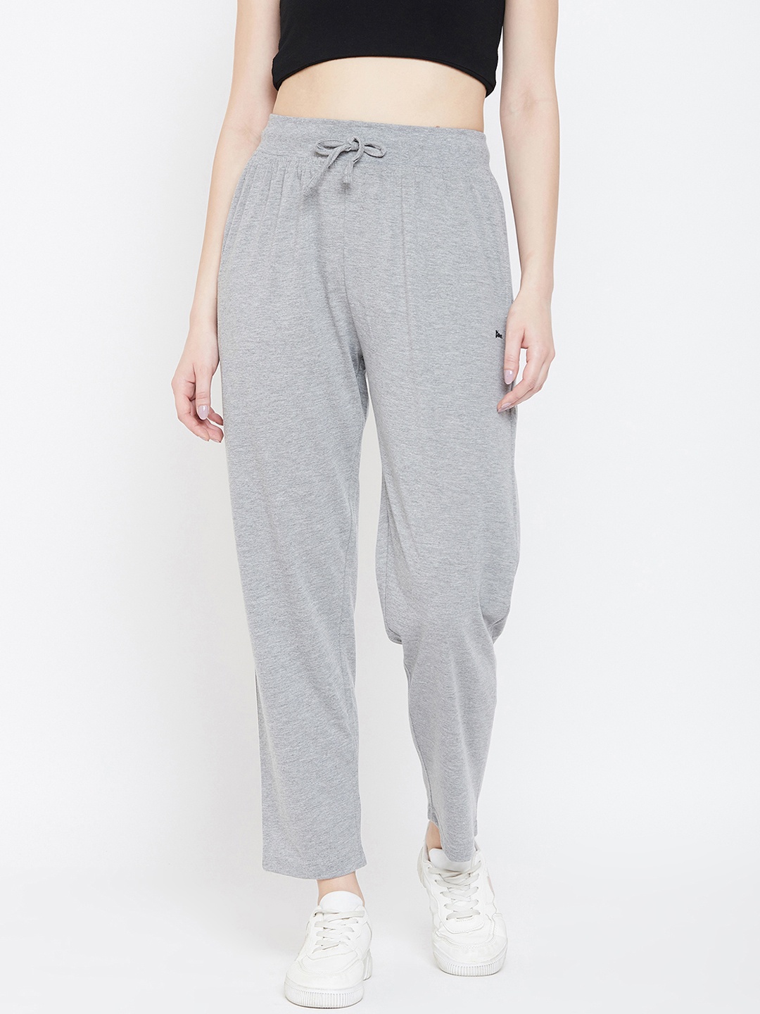 

Okane Women Grey Melange Solid Track Pants