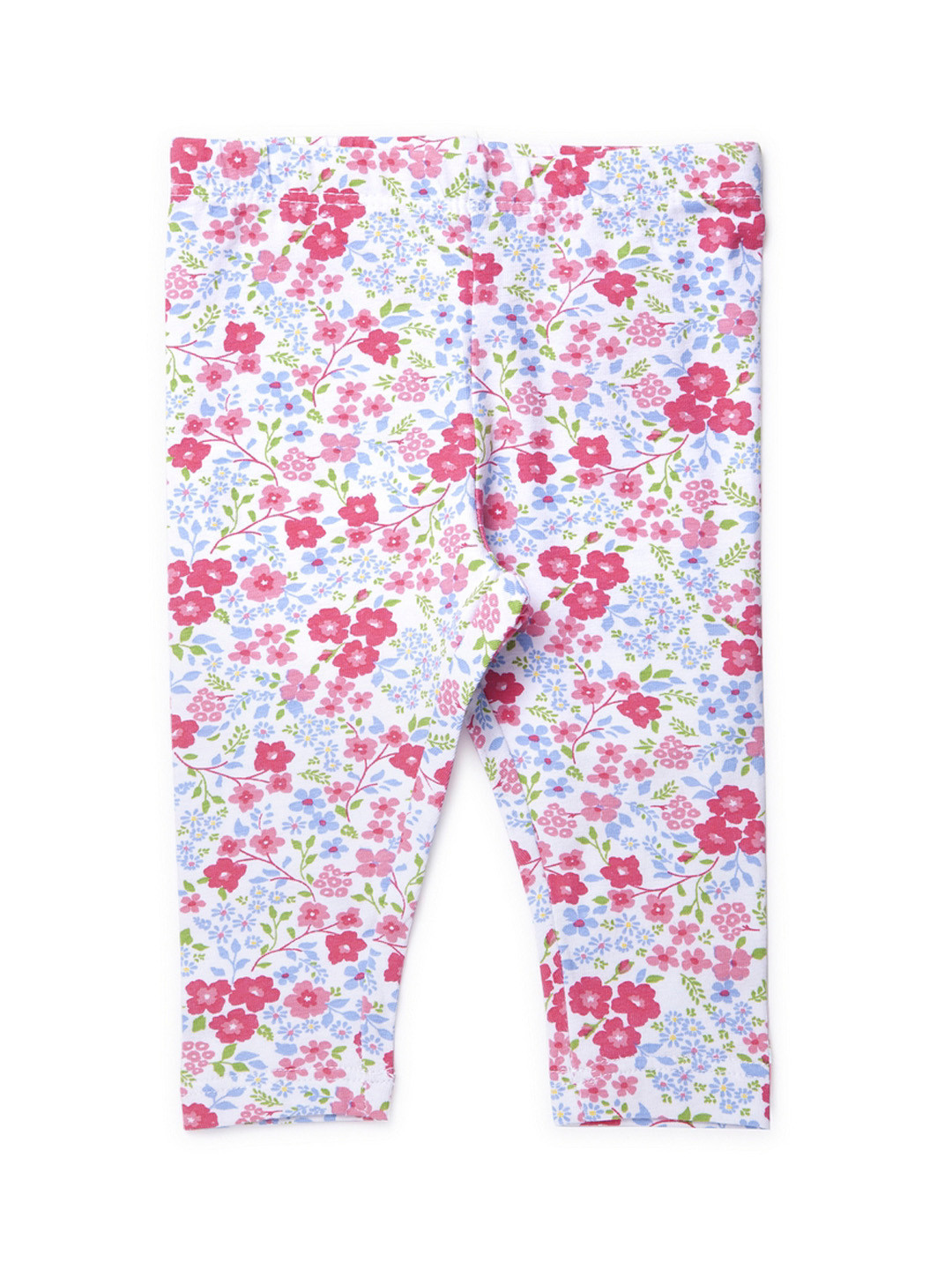 

Chicco Infant Girls Pink & Blue Printed Ankle-Length Leggings