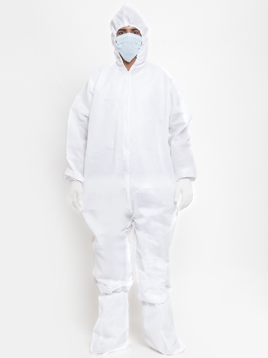 

Teakwood Leathers Unisex White Protective Bodysuit with Mask