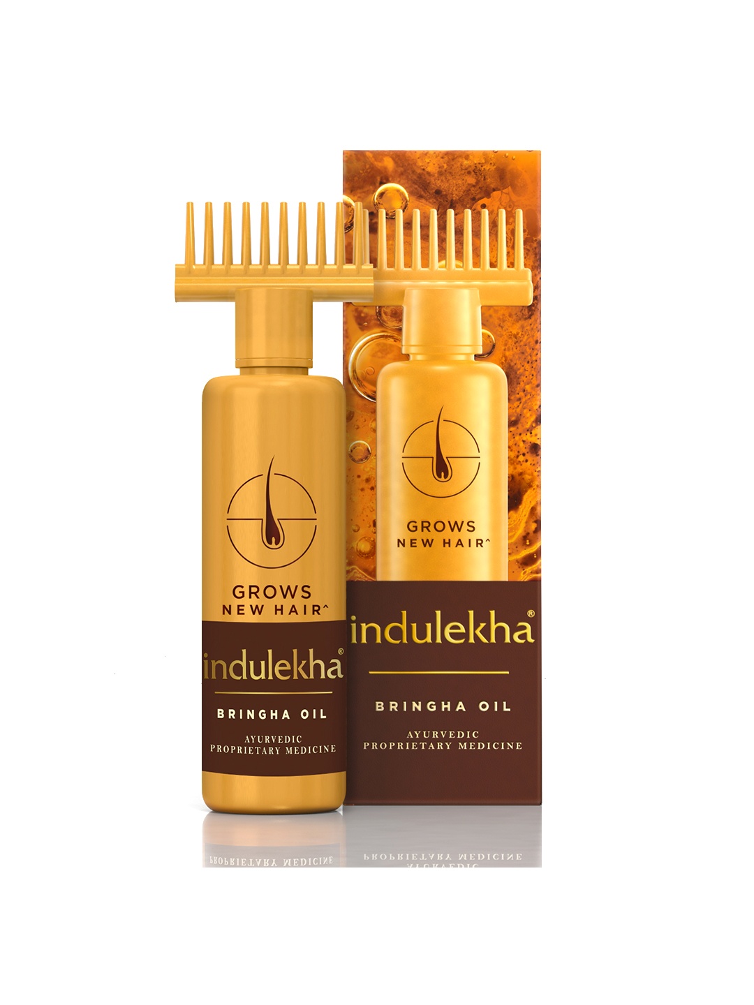 

indulekha Bringha Hair Oil 250 ml, Yellow