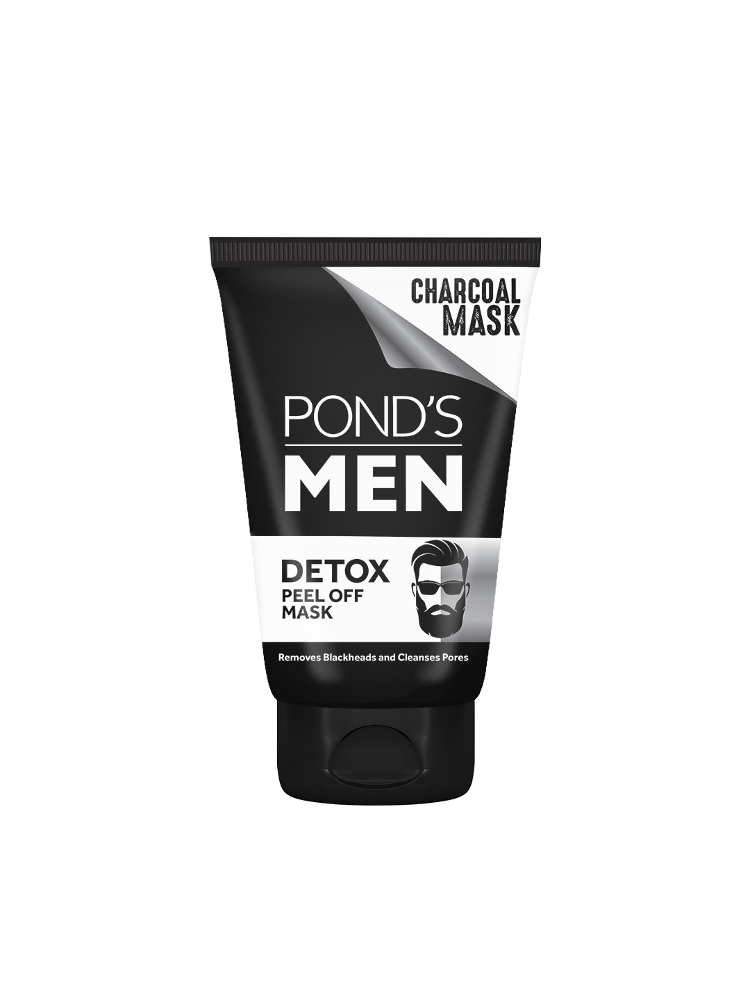 

POND'S Men Activated Charcoal Detox Peel Off Mask 75 g, Black