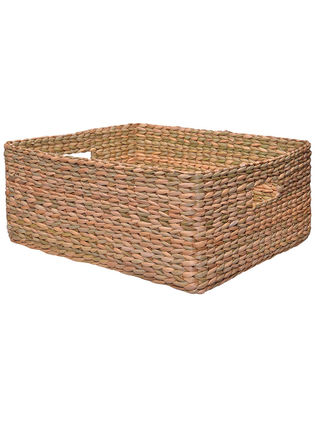 

NOW & ZEN Beige Woven Design Storage Basket