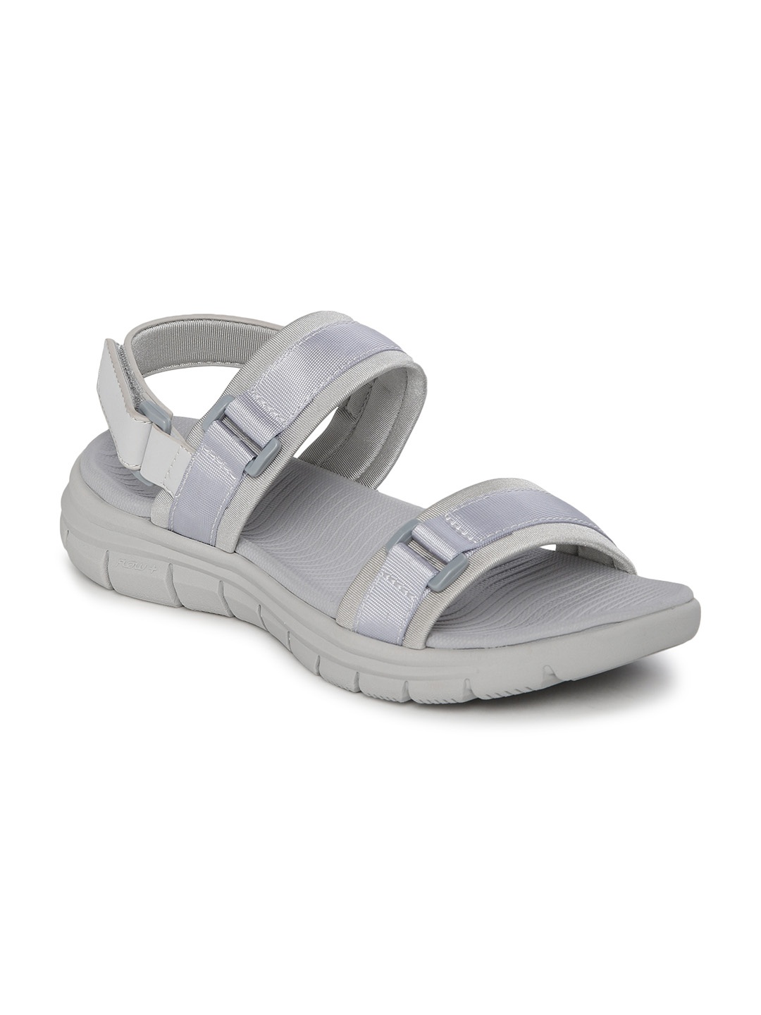 

Red Tape Women Grey Solid Sports Sandals