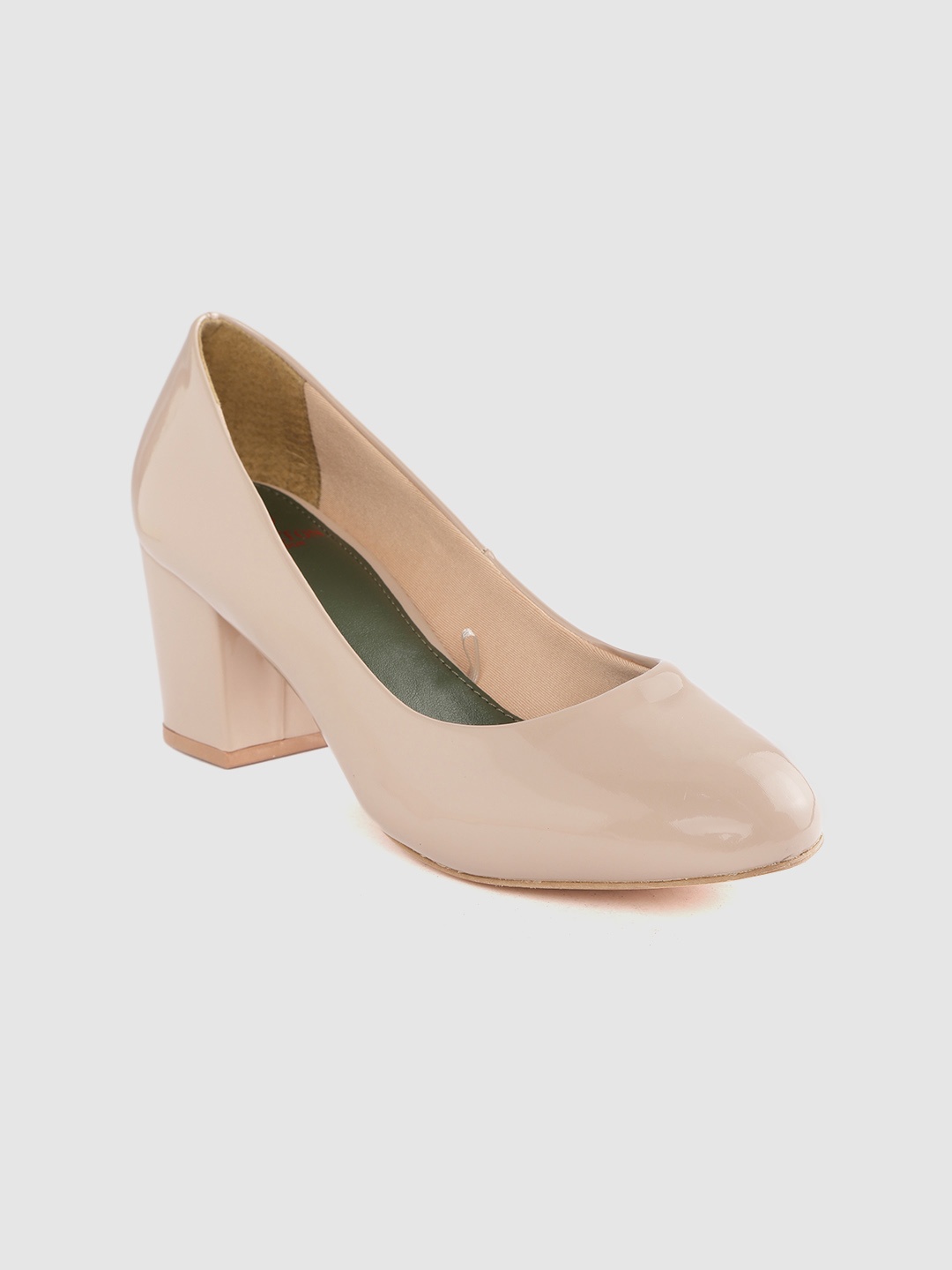 

Carlton London Women Nude-Coloured Solid Pumps