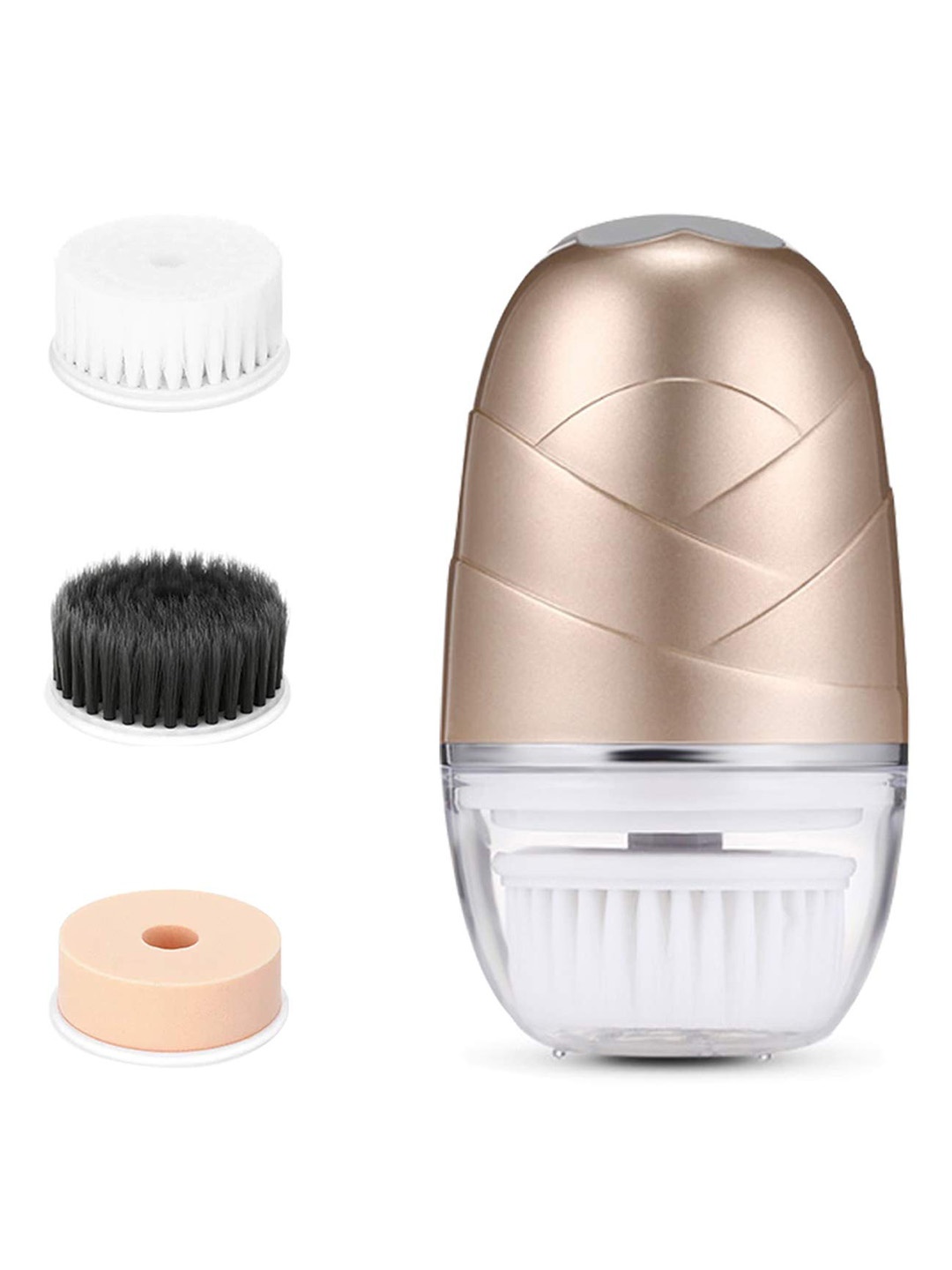 

Lifelong LLM720 Rechargeable Face Cleaning Massager (Golden), Gold