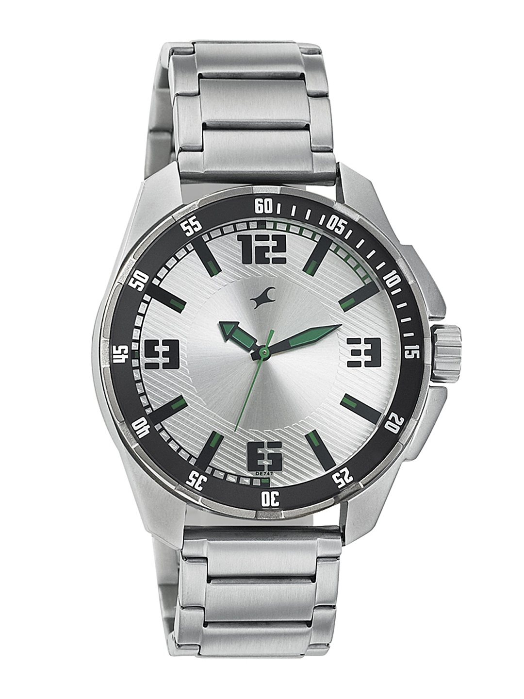 

Fastrack Men Silver-Toned Dial Watch 3084SM01