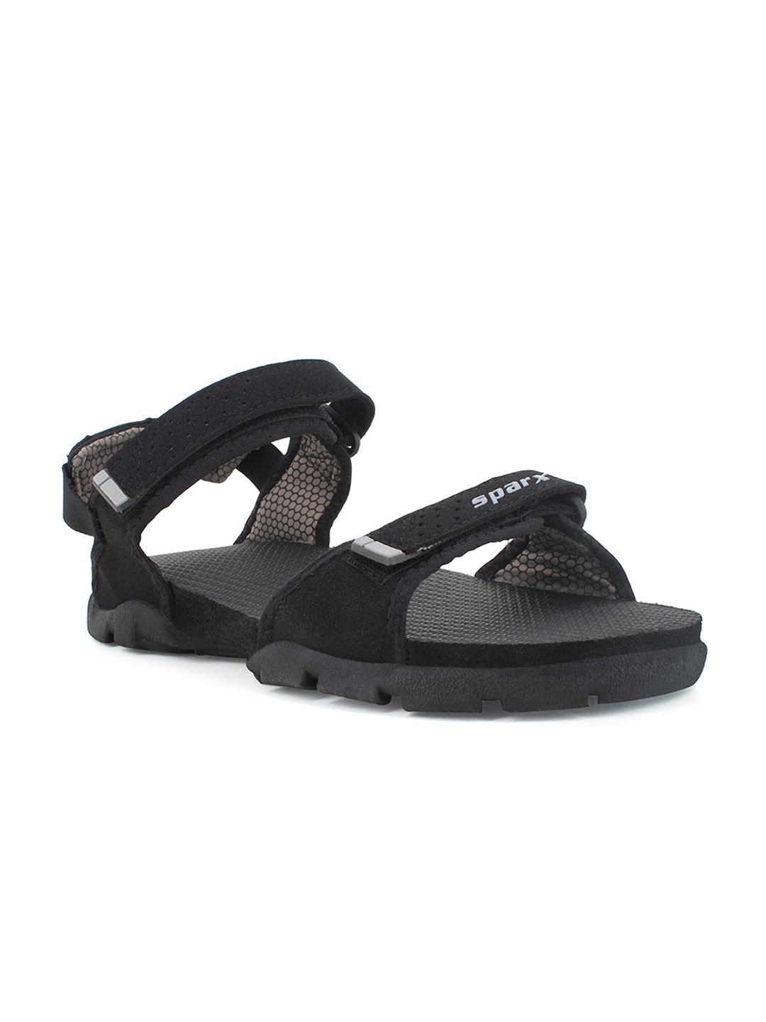 

Sparx Men Black & Grey Sports Sandals