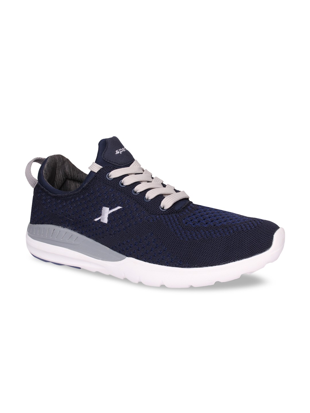 

Sparx Men Navy Blue Mesh Running Shoes